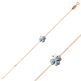 Bracelet Charme Trèfle Étincelant - Fortuna Chance & Fortune