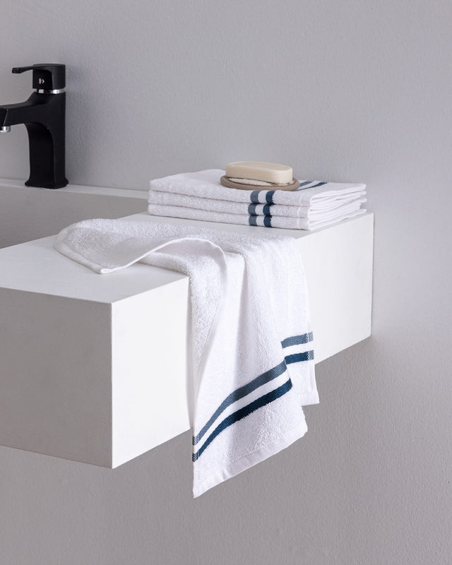 Cotton Blend 4-Piece Hand Towel Set - Everyday Softness