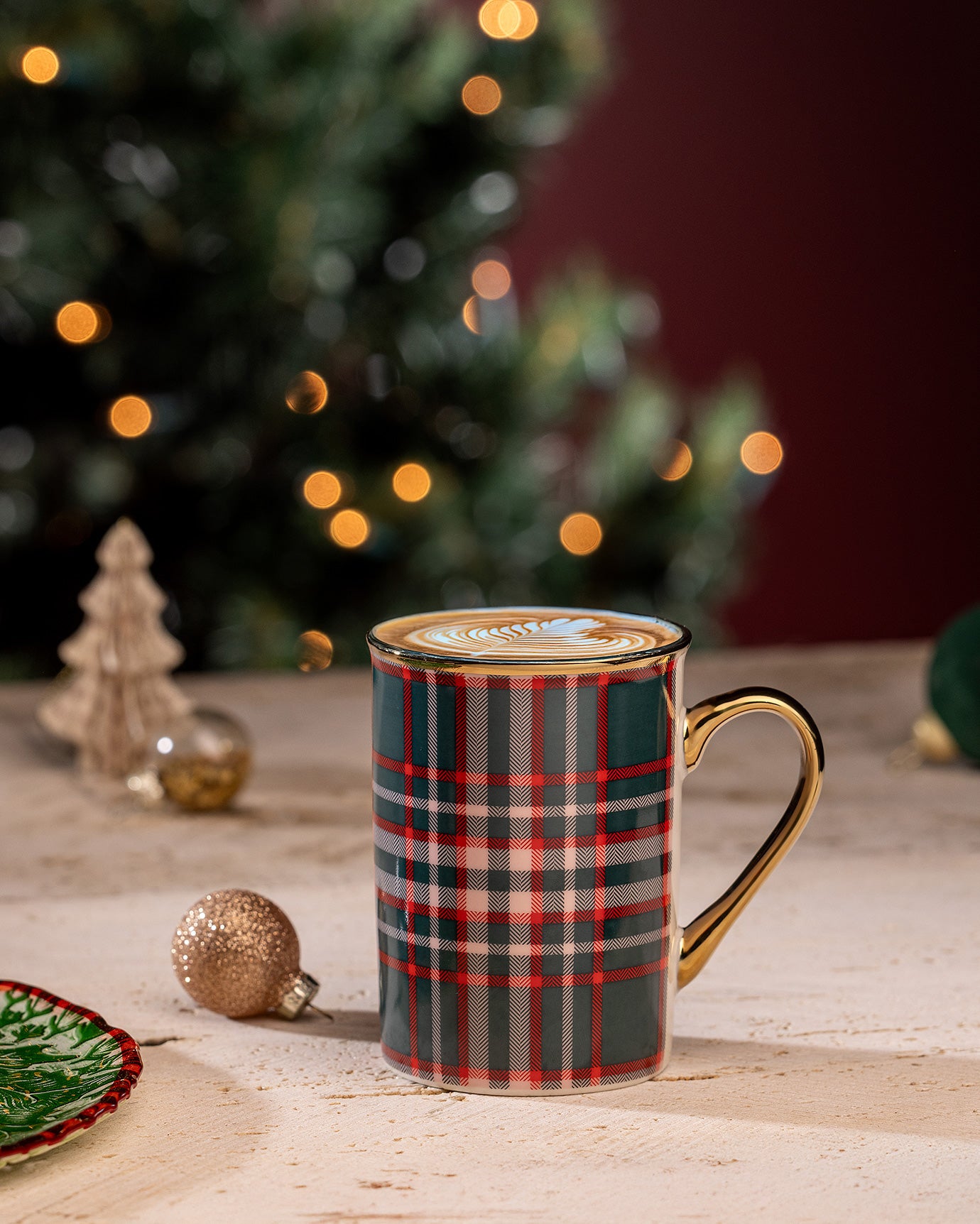 New Bone China Mug - Vibrant Artistic Design