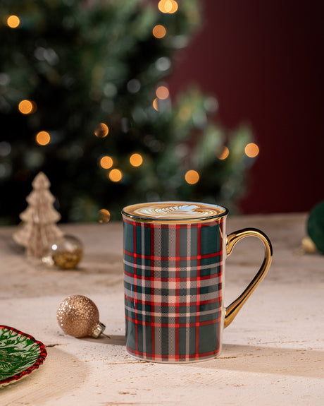 New Bone China Mug - Vibrant Artistic Design