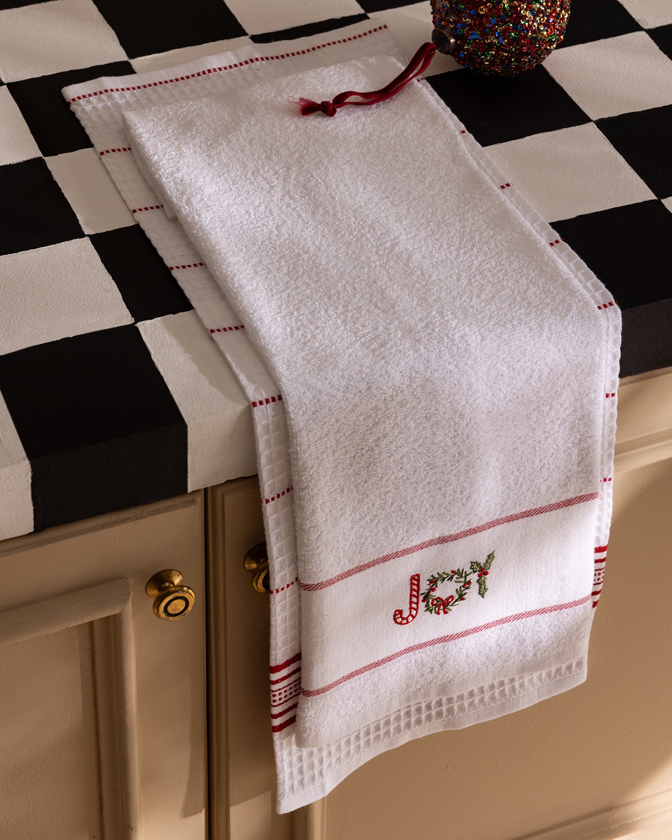 Fracas 100% Cotton Kitchen Towel Set - 2 Pack Absorbent Dish Cloths