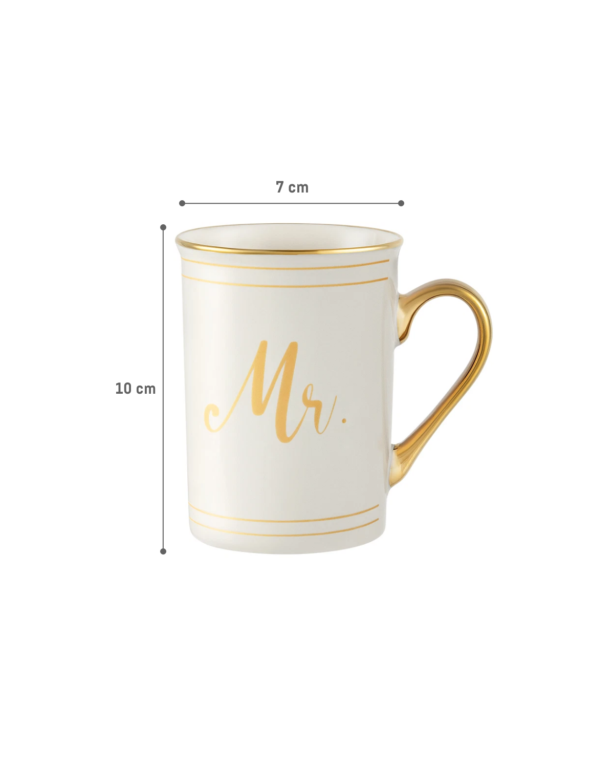 New Bone China Coffee Cup - Elegant Gold-Rimmed Design