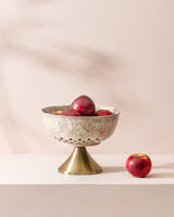 Metal Serving Bowl - Modern Grey Elegance