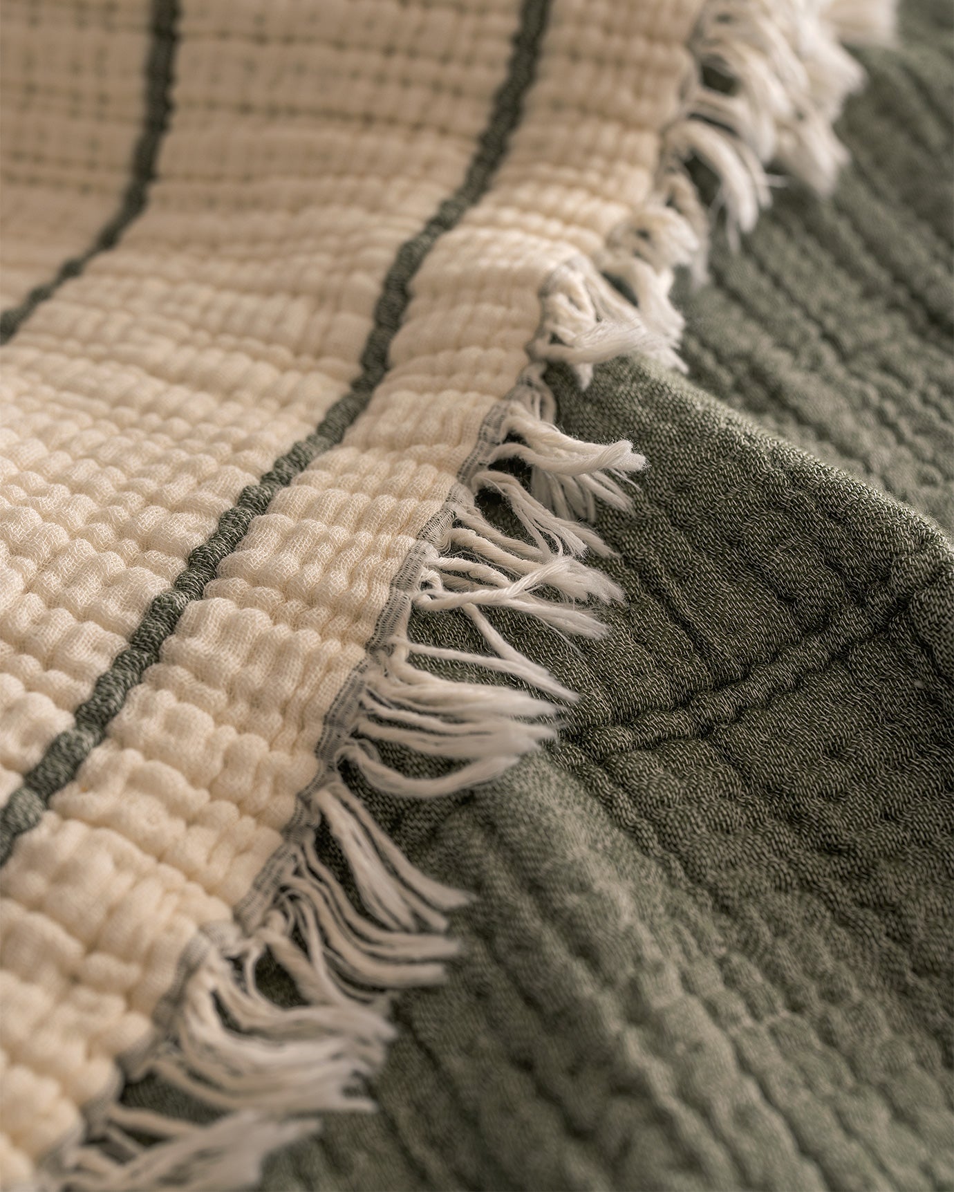 Carolines Double Cotton Bedspread Quilt Coverlet - Soft & Lightweight