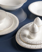 Fine Bone Porcelain 6-Person Dinnerware Set - Elegant Everyday