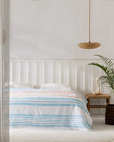 Cotton Lyocell Blend Double Bedspread - Soft Printed Comfort