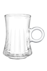 Clear Soda Glass Tea Cup Set - Timeless Elegance for Daily Rituals