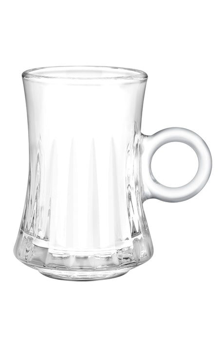 Clear Soda Glass Tea Cup Set - Timeless Elegance for Daily Rituals