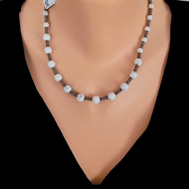 Premium 925 Sterling Silver White Gemstone Necklace