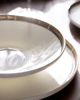 Fine Bone Porcelain 6-Person Dinner Set - Elegant & Durable Design