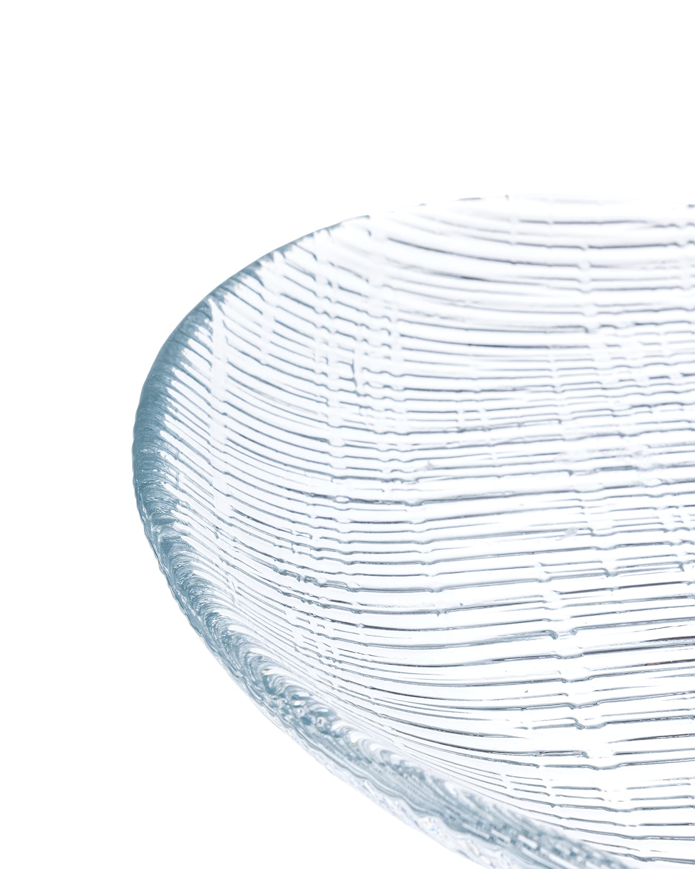 Clear Glass Oval Serving Platter - Modern Tableware Design