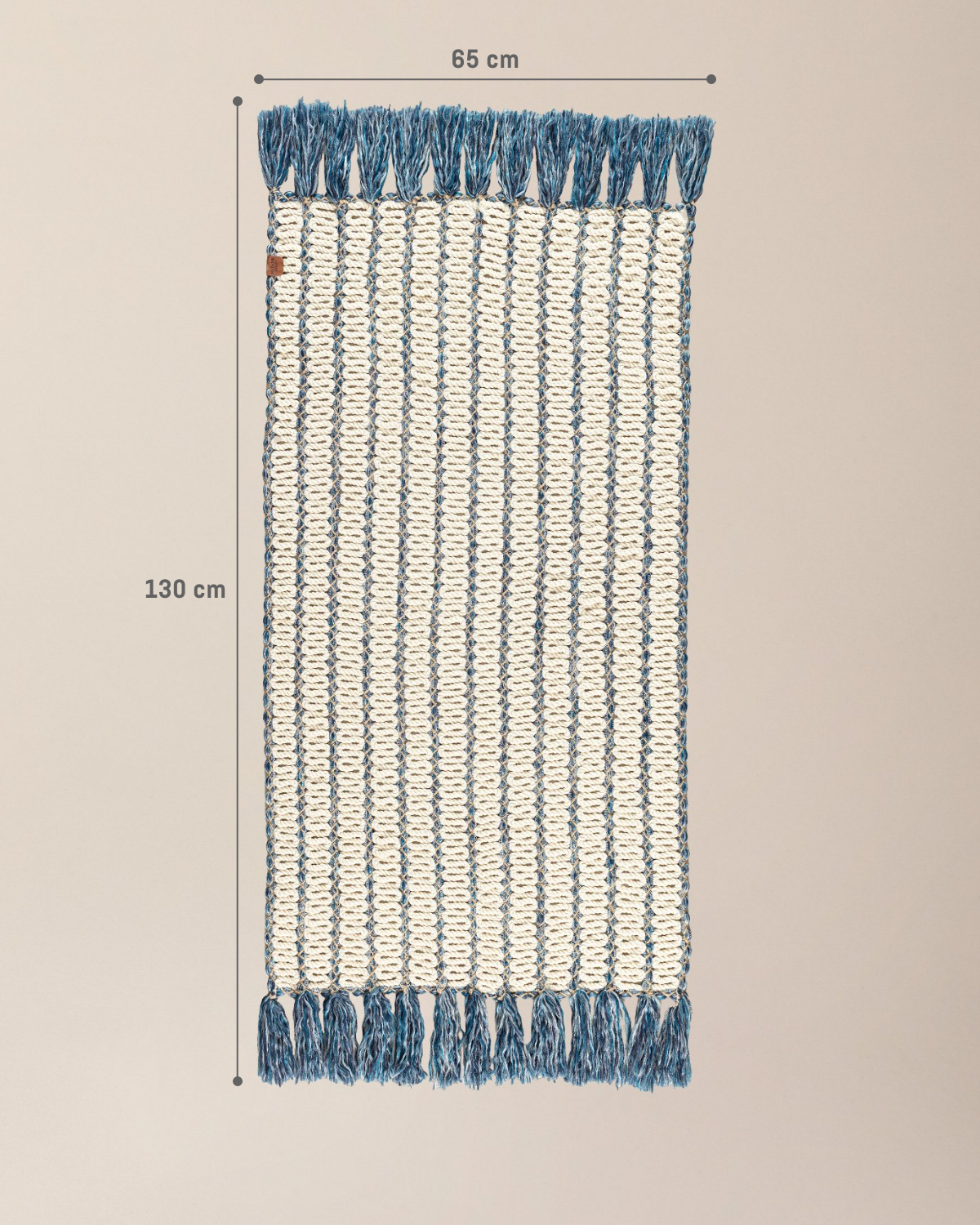 Hardwearing Polypropylene Fringed Kilim Rug - Talmont Style