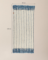 Hardwearing Polypropylene Fringed Kilim Rug - Talmont Style