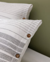 100% Cotton Yarn-Dyed Double Duvet Set - Soft & Breathable