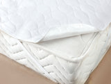 Quilted Single Mattress Protector Pad - Soft & Hypoallergenic Bed Cover