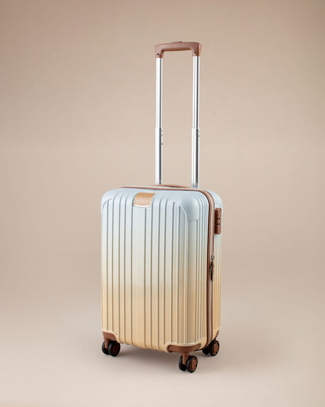 Beige Cabin Carry-On Suitcase - Compact Travel Luggage