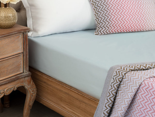Soft 100% Cotton Ranforce King Size Fitted Sheet, Breathable & Durable