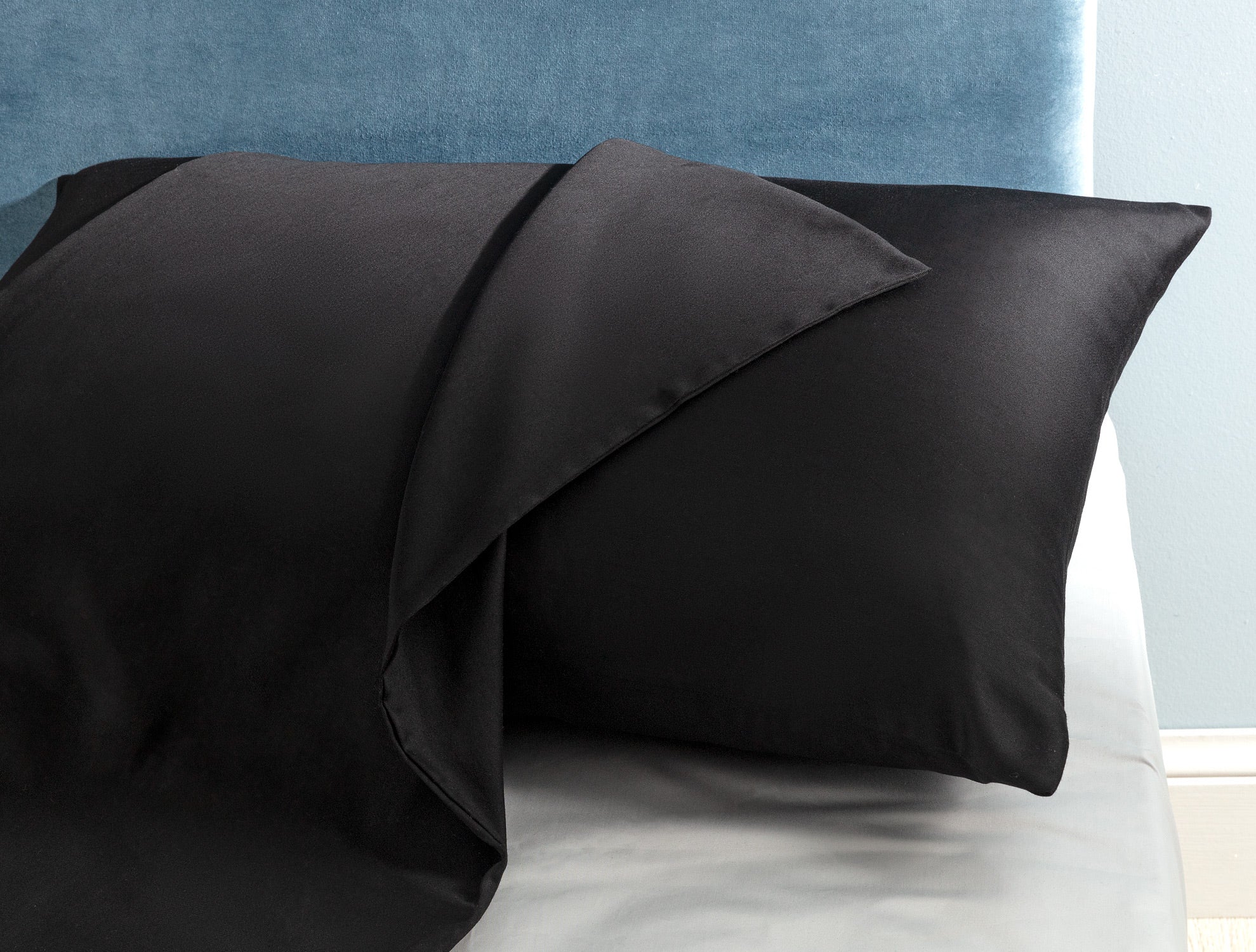 Premium 100% Cotton Sateen Pillowcase Set - 2 Pack