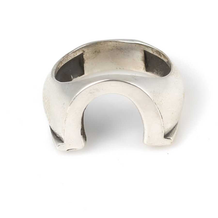 925 Sterling Silver Horseshoe Ring - Timeless Luck Charm