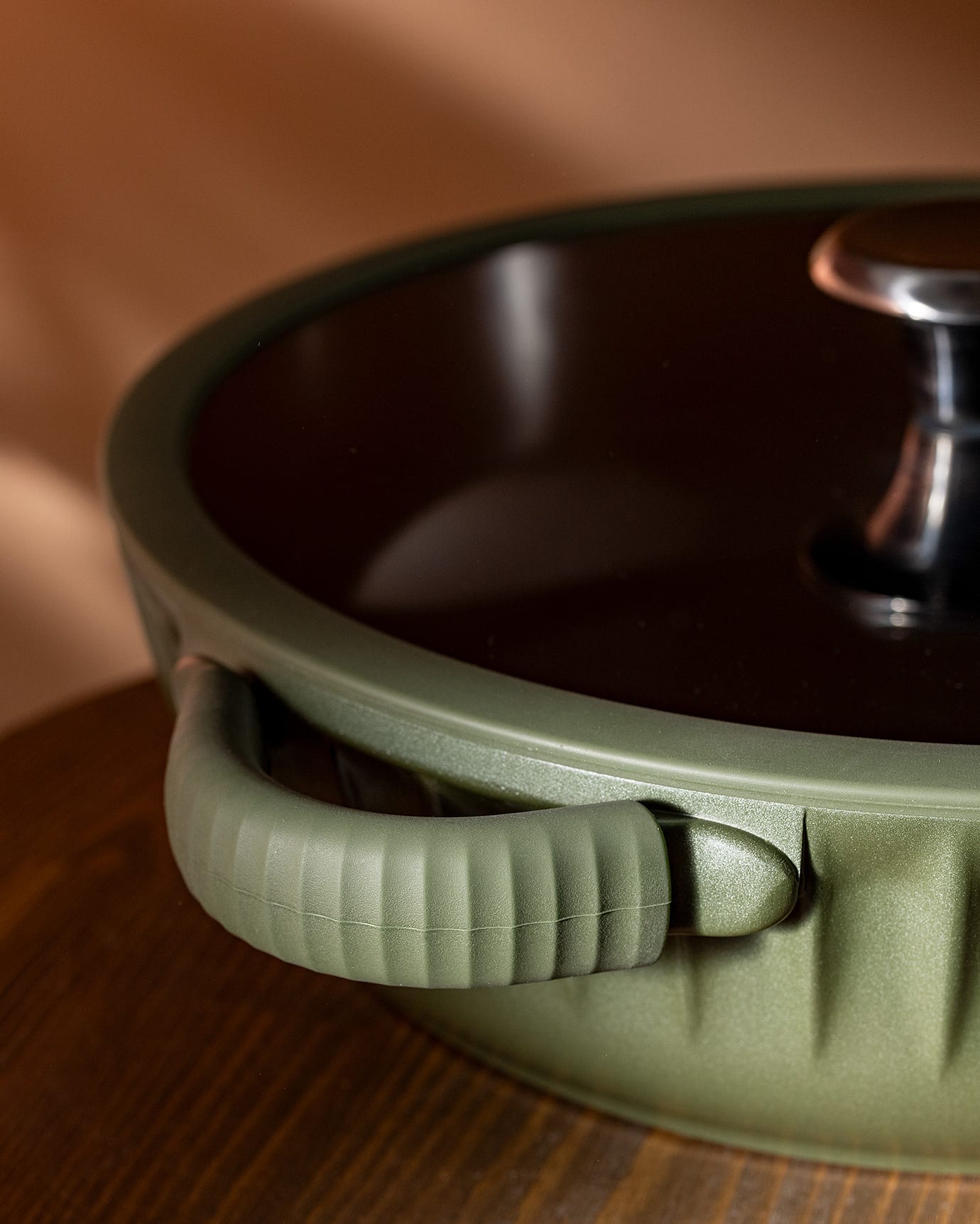 28 cm Green Frying Pan - Durable Non-Stick Skillet for Everyday Cooking