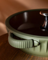 28 cm Green Frying Pan - Durable Non-Stick Skillet for Everyday Cooking