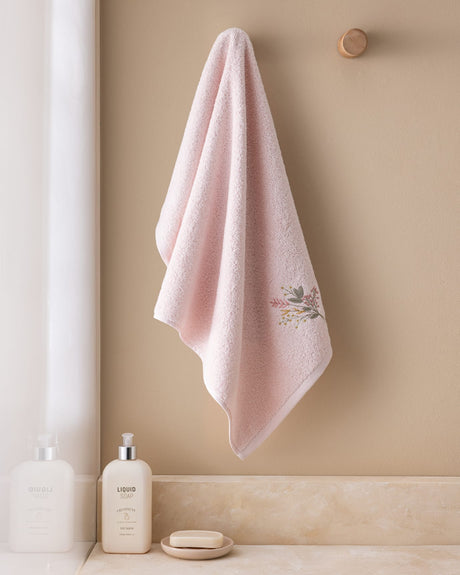 Luxurious Cotton Face Towel - Delicate Embroidered Touch