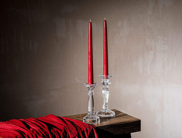 Red Taper Candle Set - 25 cm Height