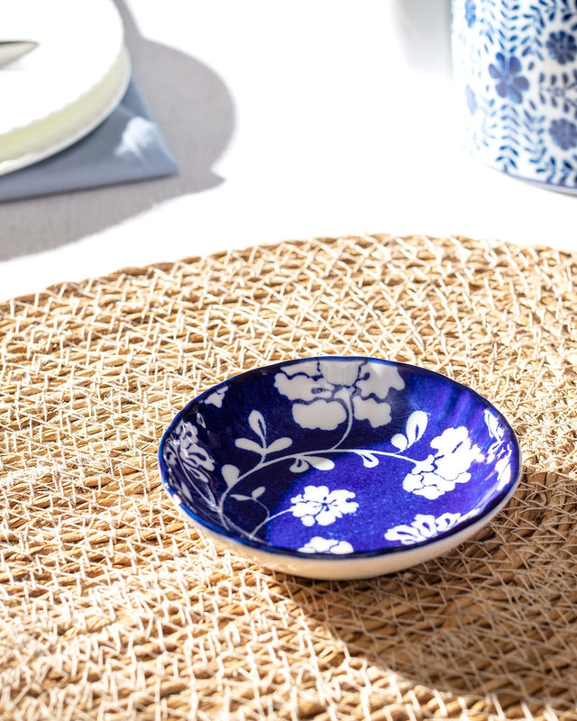 New Bone China Mini Plate - Rêve Bleu Rennes Dreamscape Design