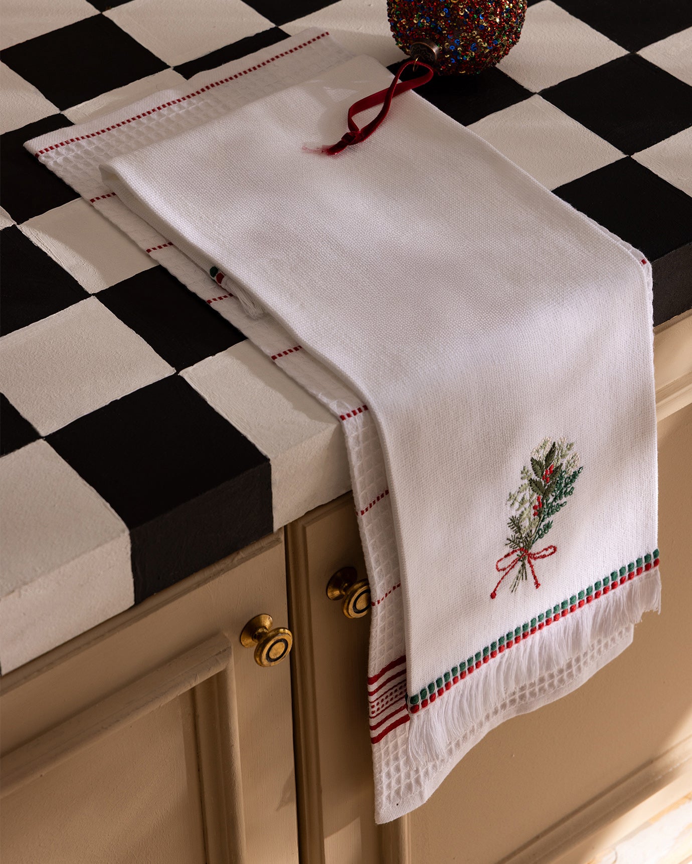 100% Cotton Kitchen Towel Set, 2-Piece - Soft & Absorbent