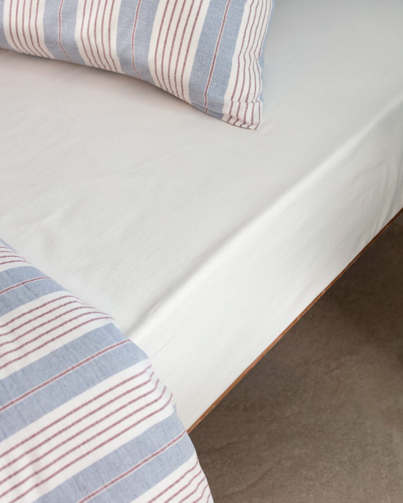 Set copripiumino tinta filo matrimoniale - Biancheria da letto morbida e resistente