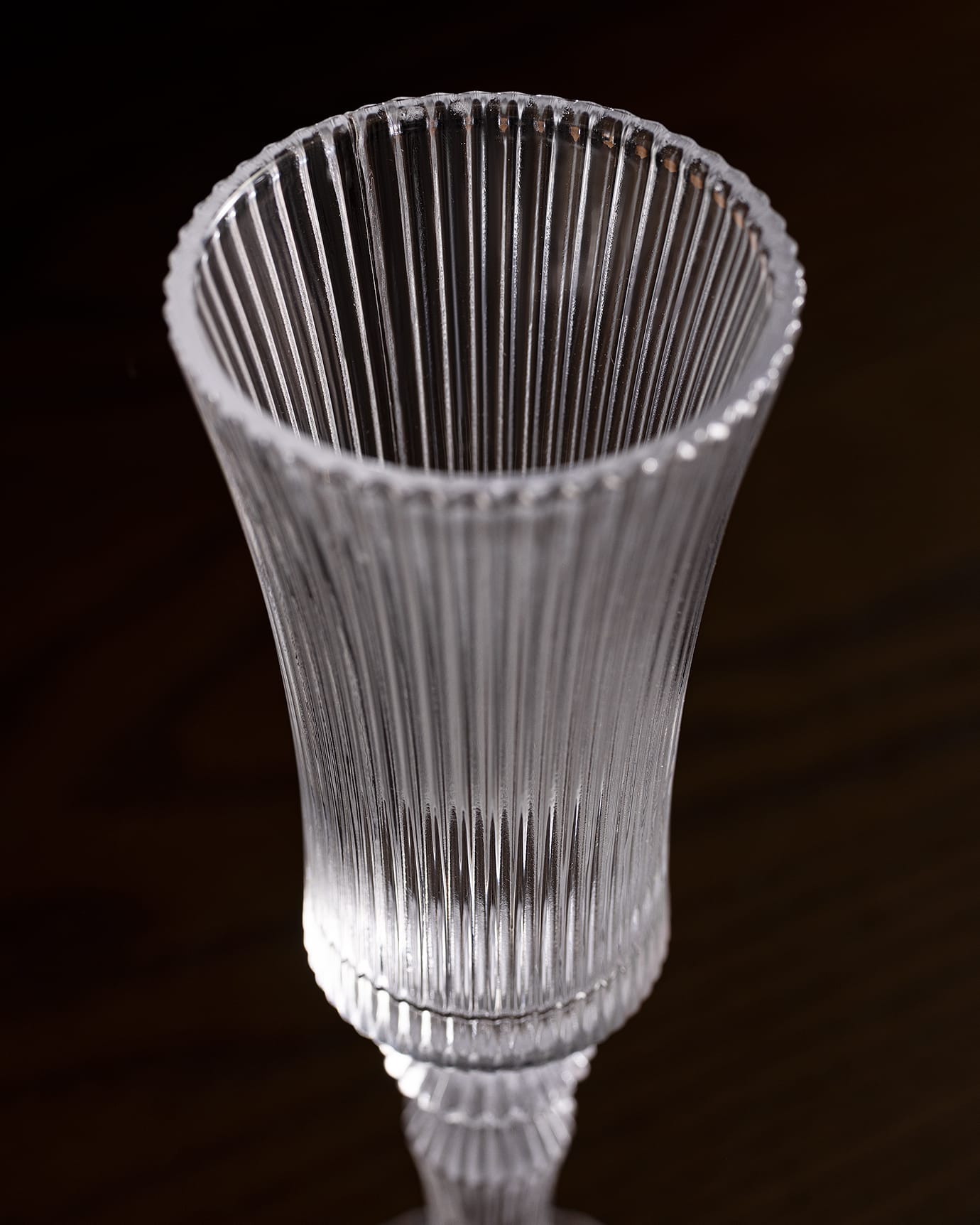 Clear Glass 4-Piece Champagne Flute Set - Parisian Elegance