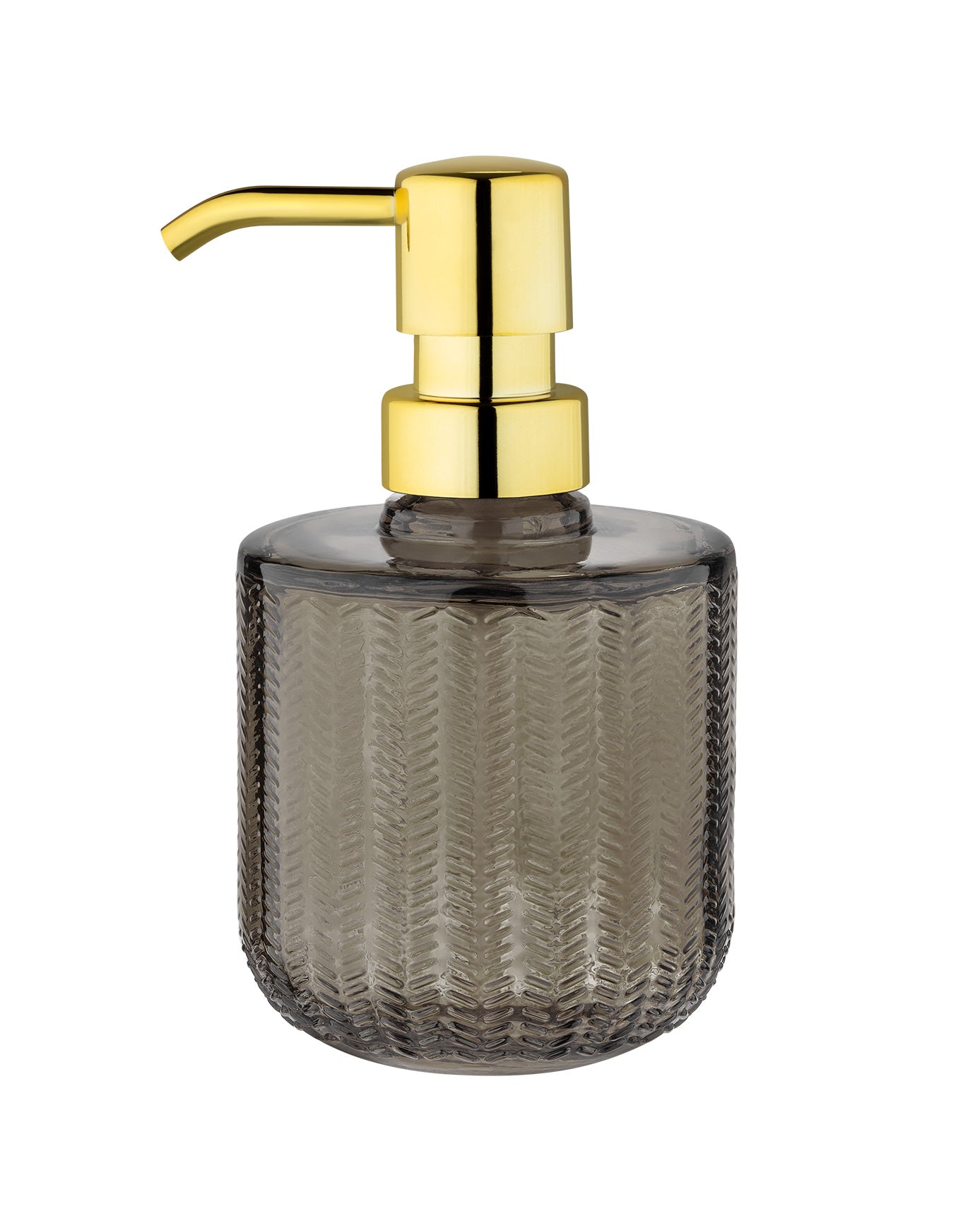 Smoke Gray Layer Design Liquid Soap Dispenser