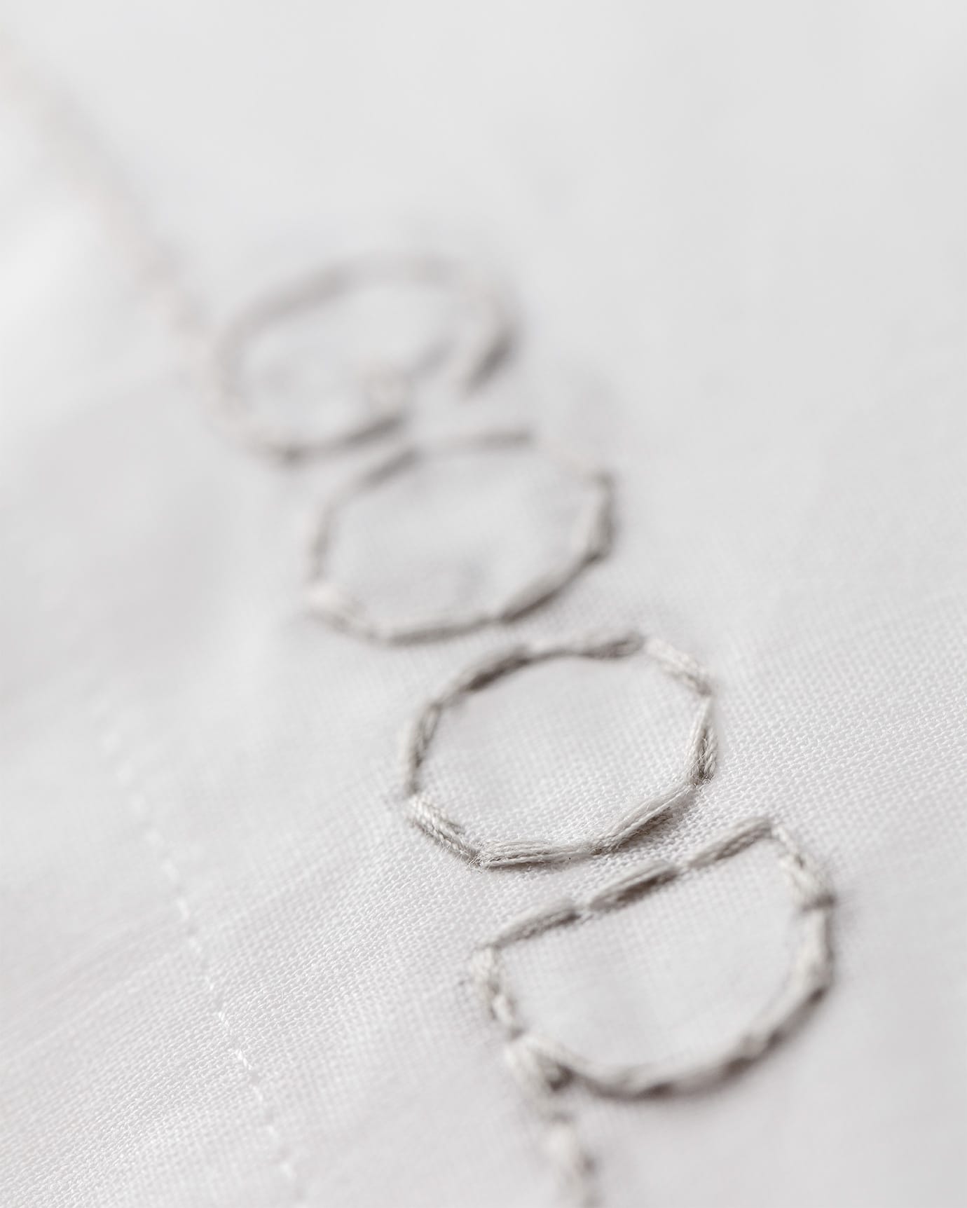 100 Percent Cotton Pillowcase - Soft & Breathable White Beige