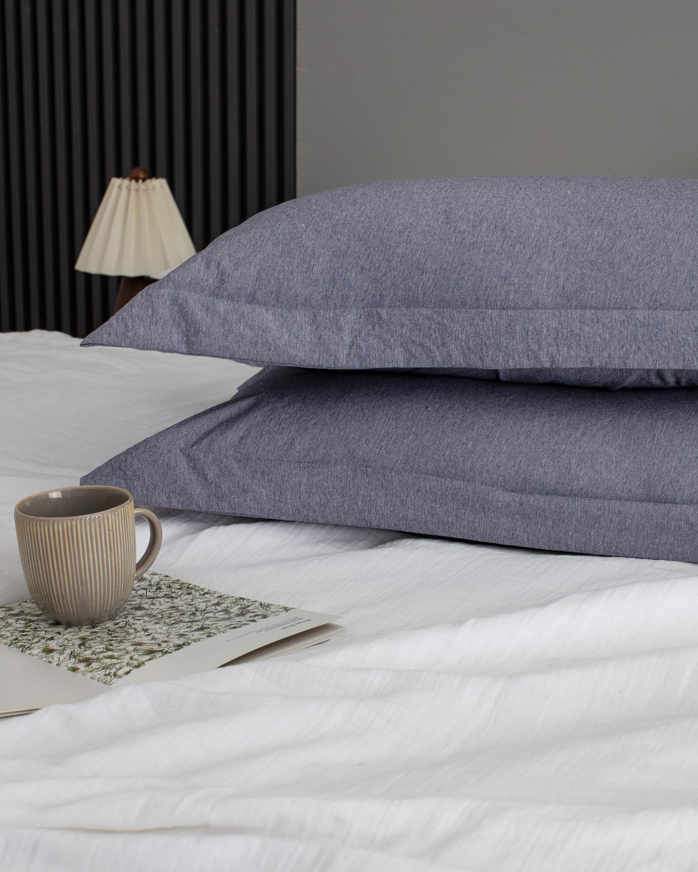 Indigo Single Bedding Set - Soft & Cozy Duvet Cover & Pillow Sham