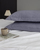 Indigo Single Bedding Set - Soft & Cozy Duvet Cover & Pillow Sham