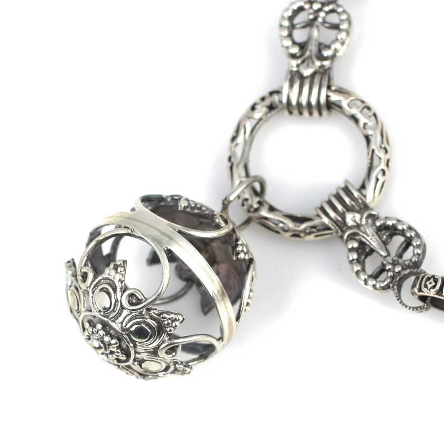 Premium Sterling Silver Constantine Charm Necklace