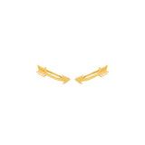 925 Sterling Silver Tiny Arrow Earcuff Earring - Minimalist Style