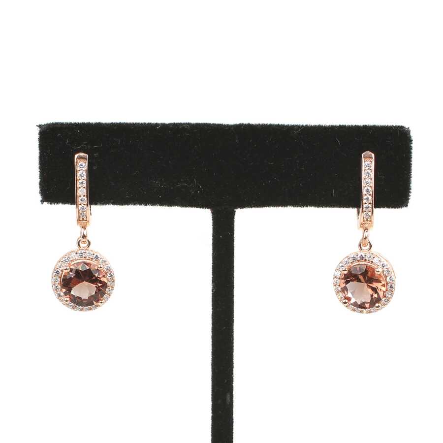 925 Sterling Silver Zultanite & Zircon Color-Changing Drop Earrings