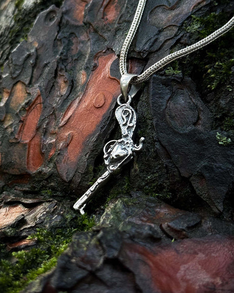925 Sterling Silver Revolver Necklace - Wild West Outlaw Style