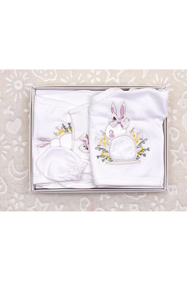 Newborn 5-Piece Bunny Bodysuit Set - Hospital Exit Collection