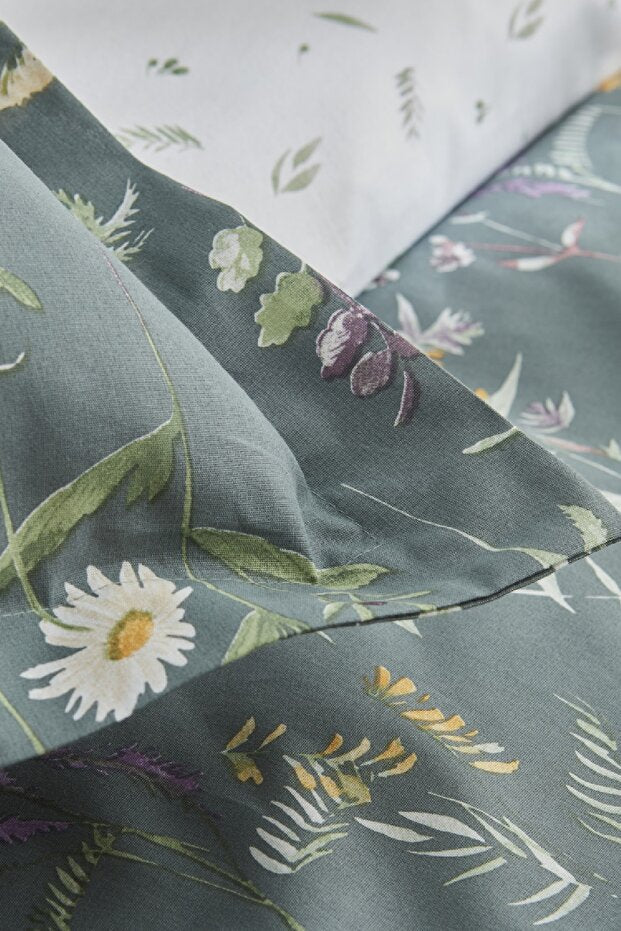 Evergreen Single Duvet Cover Set - 100% Cotton