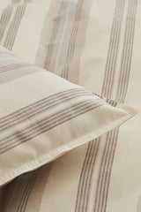 Tahara Single Duvet Cover Set - 100% Cotton Beige
