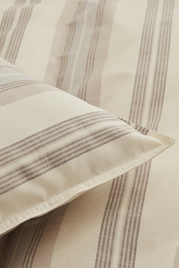Tahara Single Duvet Cover Set - 100% Cotton Beige