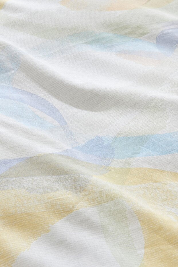Favora Double Duvet Cover Set - Multicolor, 100% Cotton