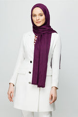 Pleated Bamboo Shawl, Lightweight & Breathable