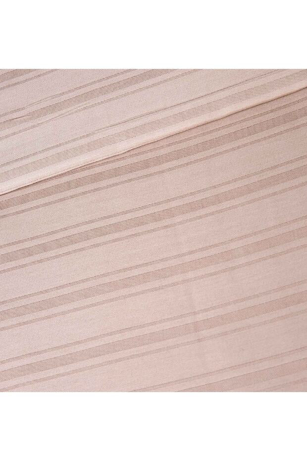 Double Beige Sateen 100% Cotton Duvet Cover Set