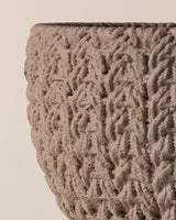 Dolly Decorative Planter Pot - 18 cm - Mink Brown