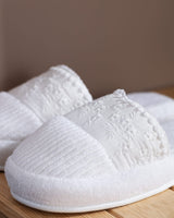 Women's 100% Cotton Luxury Bathrobe Set - White