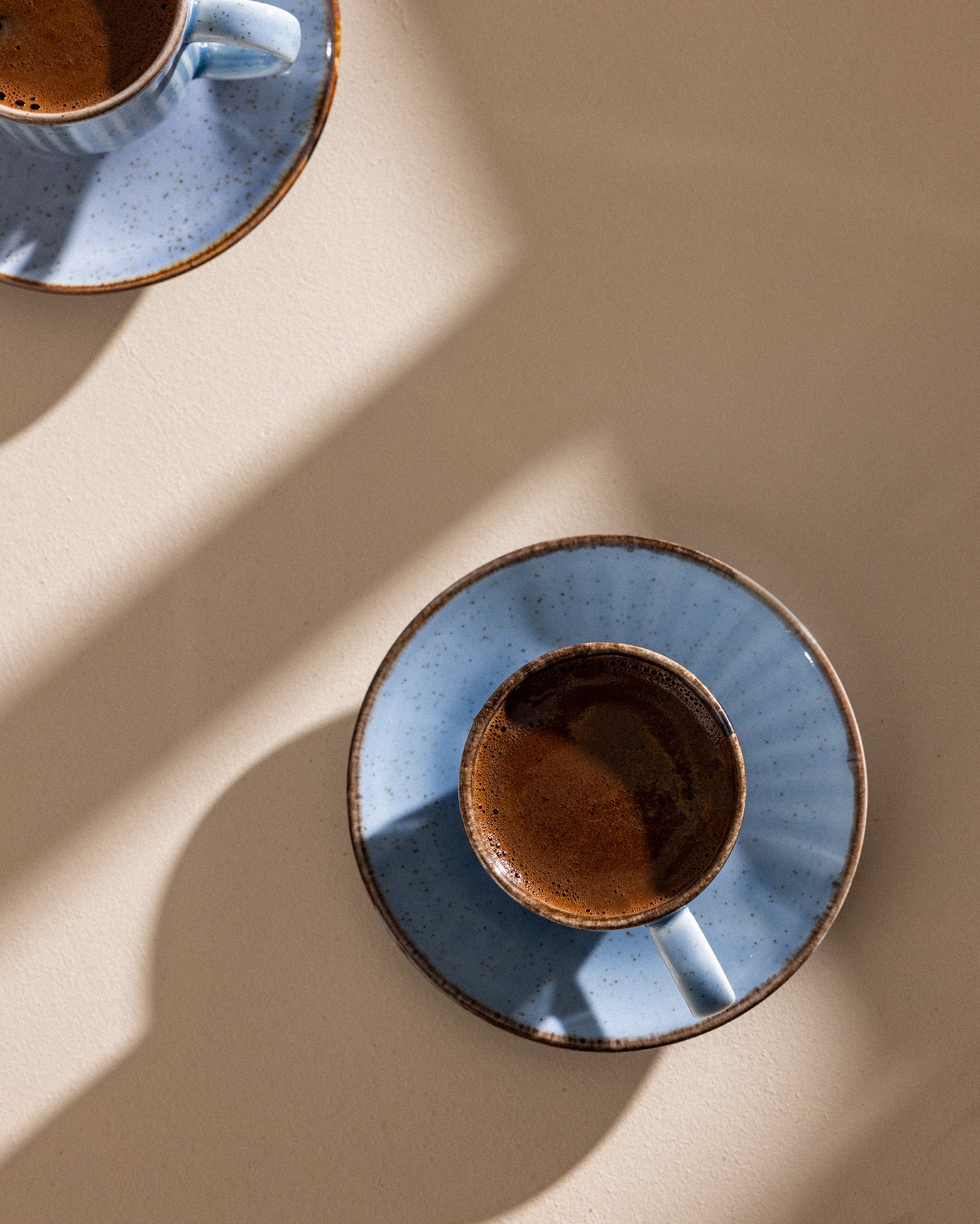 Porcelain 6-Person Coffee Set - Natural Kleby Design