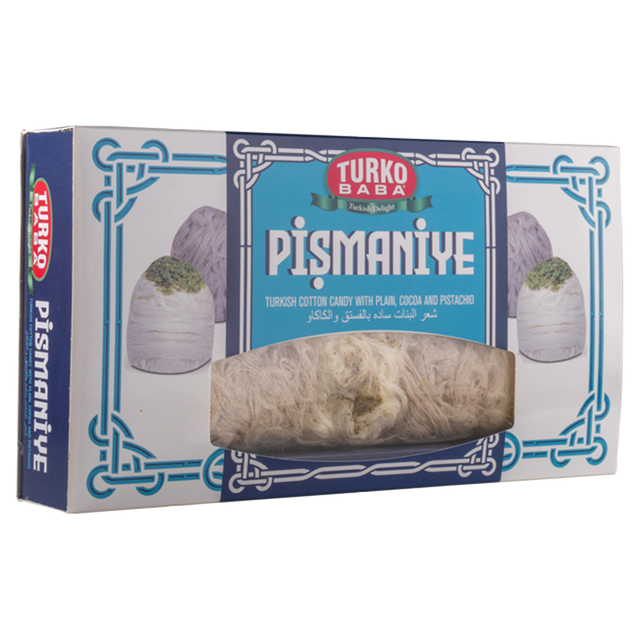 TURKOBABA Premium Pistachio Pismaniye Turkish Cotton Candy - 140g